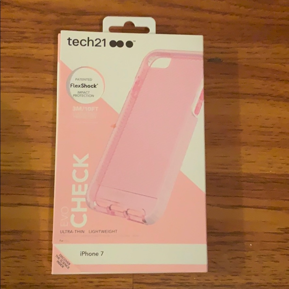 iPhone 7 phone case with new headphones